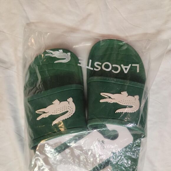Lacoste Men\'s Green Slides main image 5